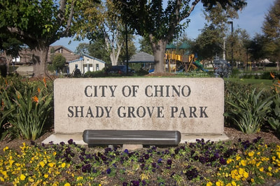 City of Chino sign