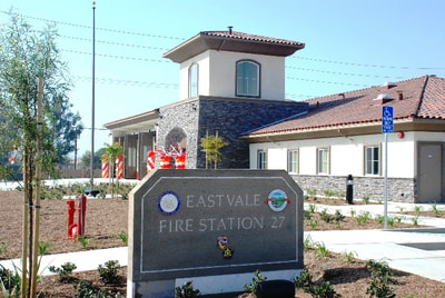 Eastvale Fire Station sign